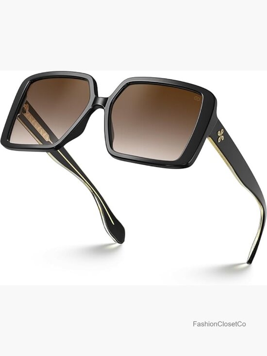 Oversized Square Sunglasses Women Big Large Wide Trendy UV400 Protection main image 7